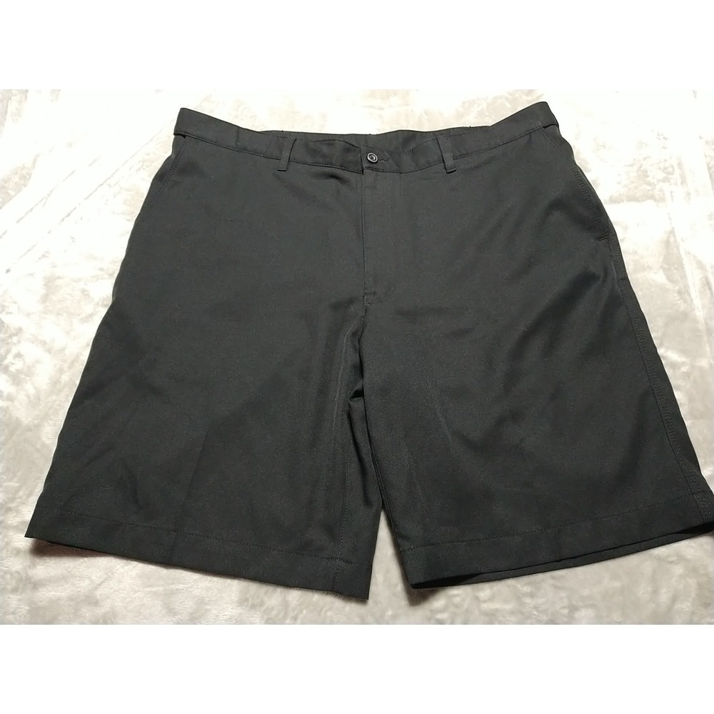 PGA Tour Golf Shorts Men 40/10 Black‎ Stretch Comfort Outdoors Classic Dad Work
